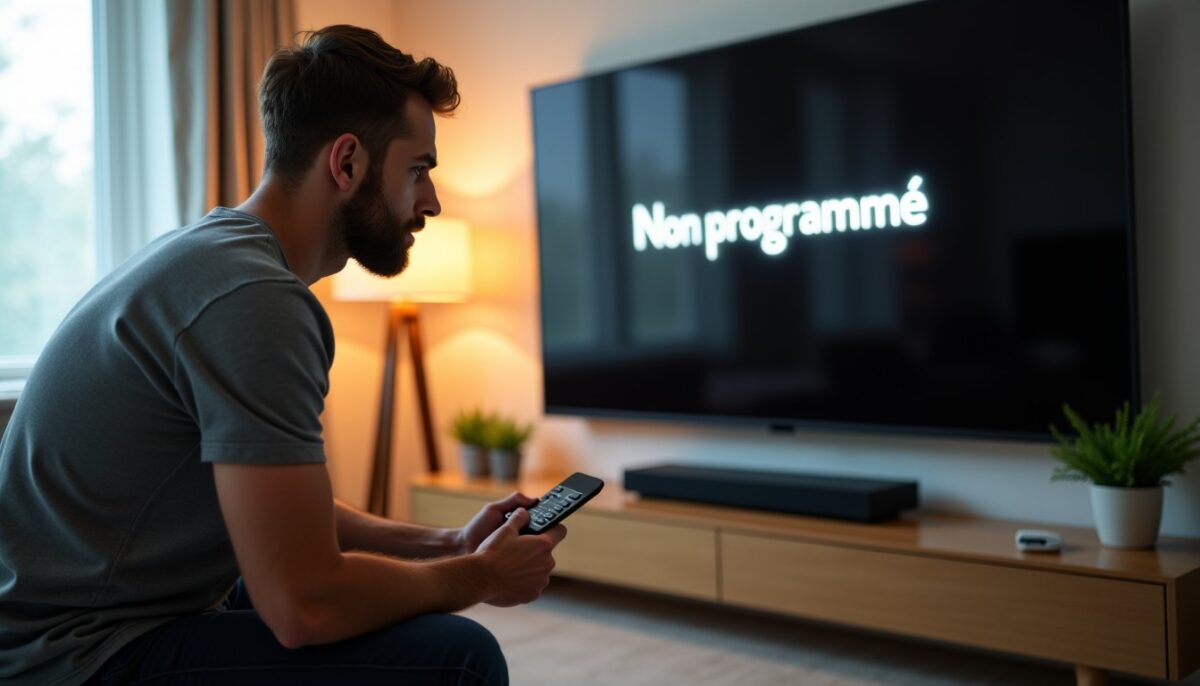 Pourquoi ma télé affiche « Non programmé » ? Causes possibles et astuces pour y remédier