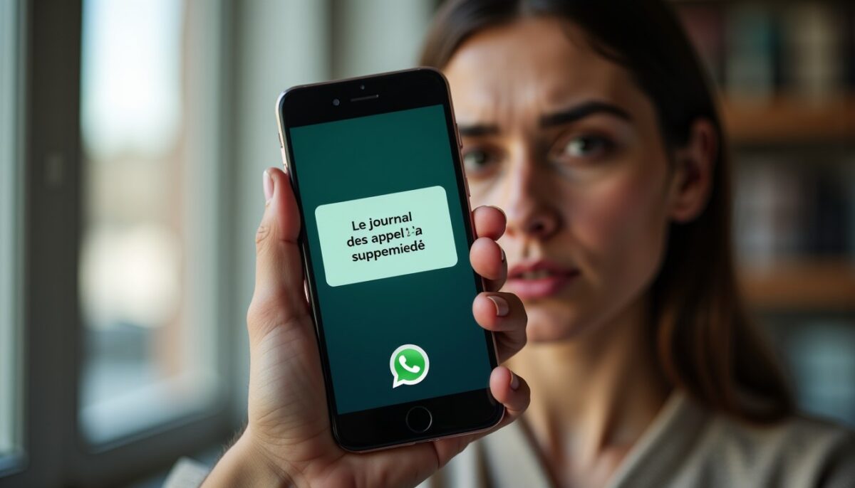 Que veut dire le message « Le journal des appels a été supprimé » sur WhatsApp ?