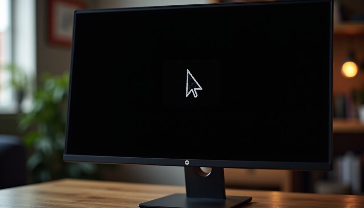 Écran noir avec curseur sous Windows : guide complet pour résoudre le problème